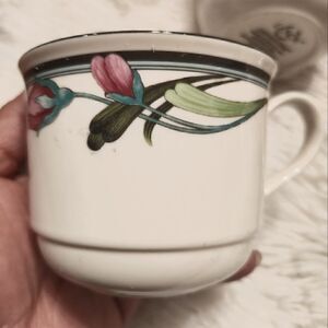 Lenox Midnight Blossom Chinastone Tea Cup Fine China 12